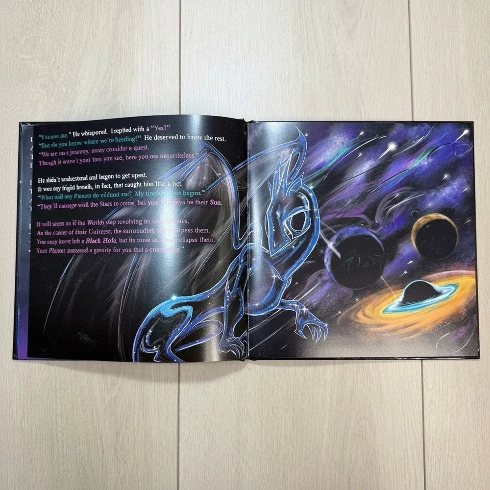 Signed The Dragon Who Extinguished The Stars Book Joseph Johnson HC Fantasy‎